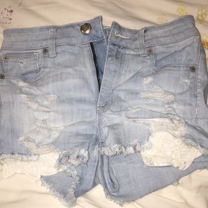 American Eagle super stretch jean shorts